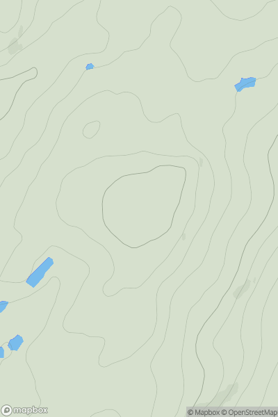 Thumbnail image for An Suidhe [Oban to Loch Fyne] showing contour plot for surrounding peak